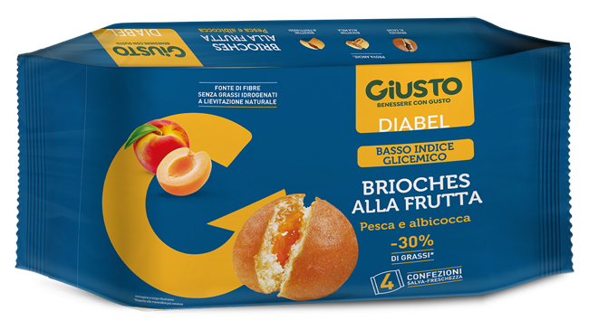 Giusto diabel brioche frutta 4 pezzi da 45 g — confronto prezzi