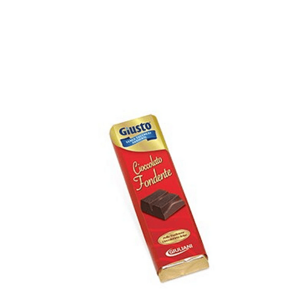 Giusto senza zucchero barretta cioccolato fondente 42 g