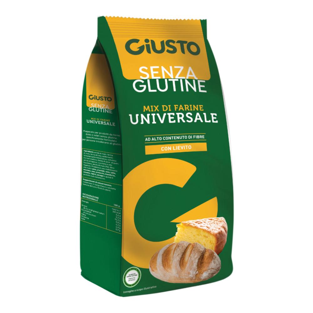 Giusto Senza Glutine Mix Di Farine Universale 500 Grammi