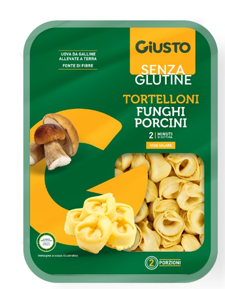 Giusto senza glutine tortelloni funghi porcini 250 g — confronto prezzi