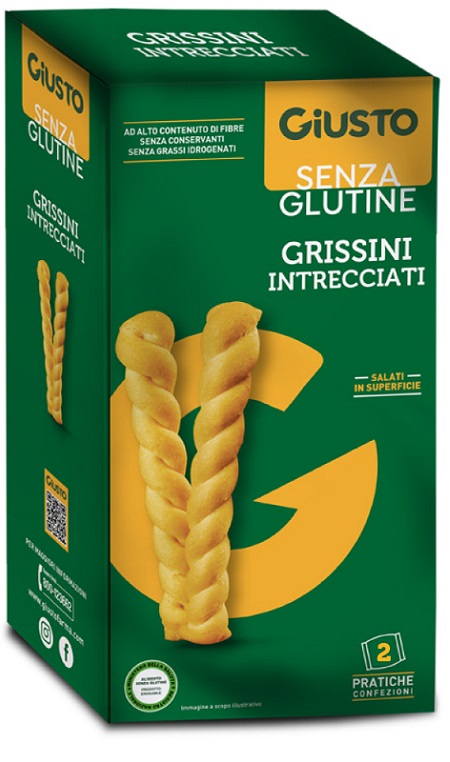 Giusto Senza Glutine Intrecciati Grissini 150 G g — confronto prezzi