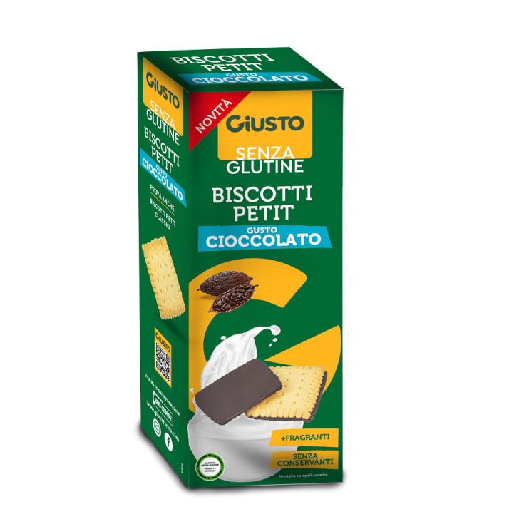Giusto senza glutine biscotti Petit al cioccolato 115g — confronto prezzi