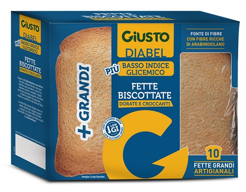 Giusto Diabel Fette Biscottate A Basso Indice Glicemico 150 Grammi