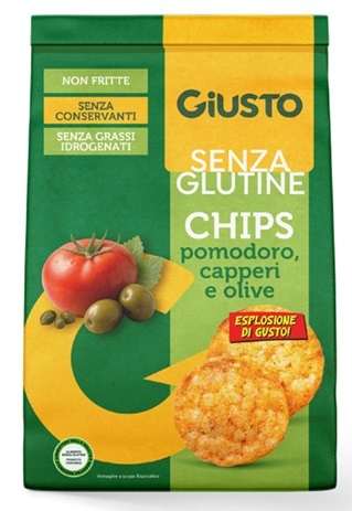 Giusto senza glutine chips pomodoro capperi e olive 40 g — confronto prezzi