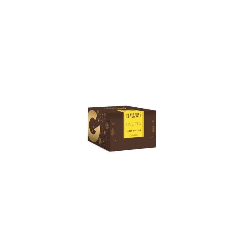 Giusto senza glutine panettone artigianale con uvetta 600 g
