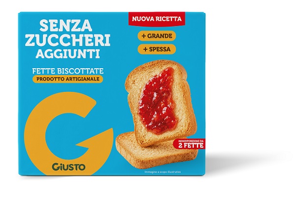 GIUSTO S/Z Fette Bisc.120g