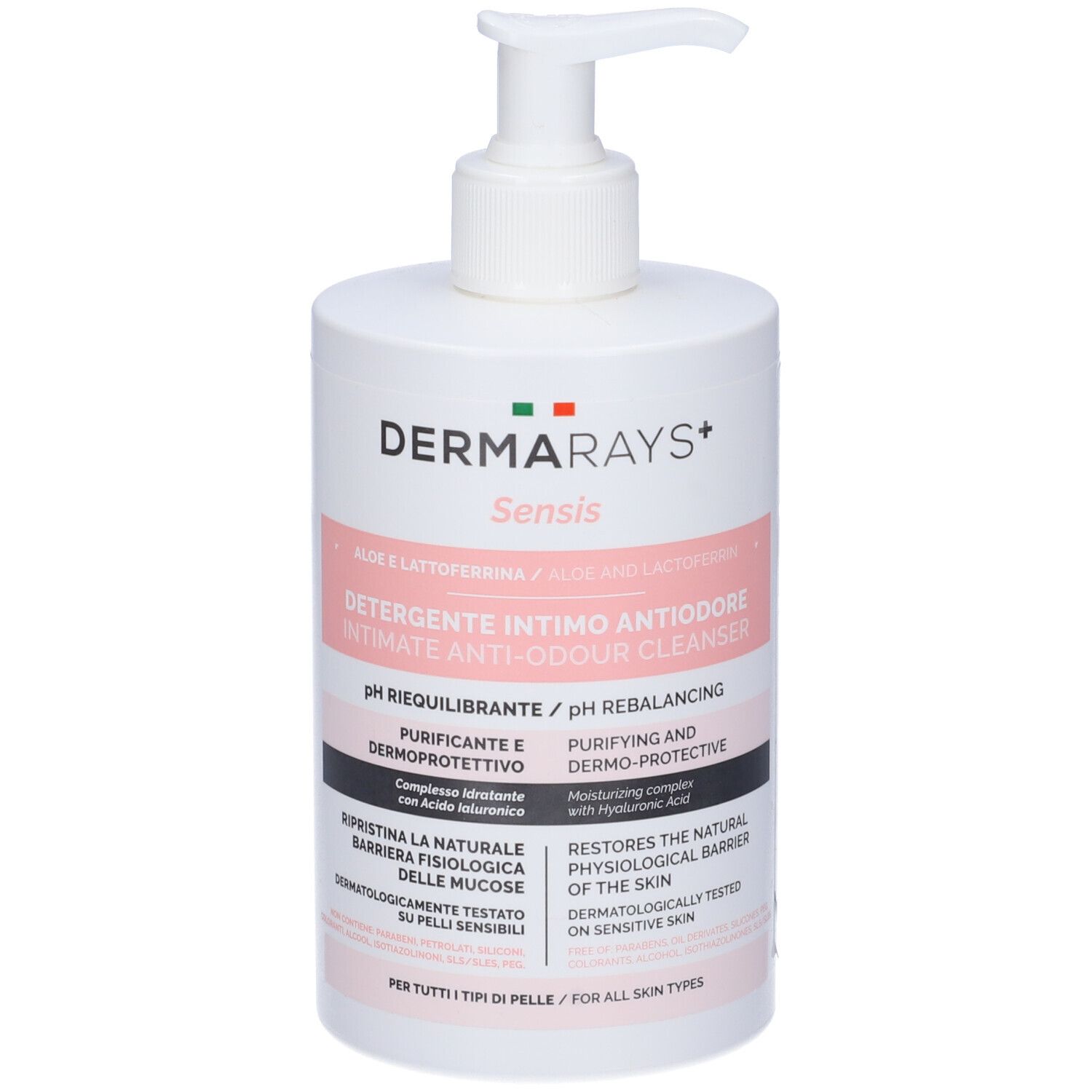 DermaRays+ Sensis Detergente Intimo Antiodore 500ml 500 ml — confronto prezzi