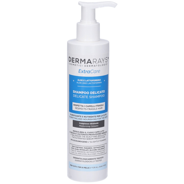DermaRays+ ExtraCare Shampoo Delicato per Cuoi Capelluto e Capelli Delicati 250 ml — confronto prezzi