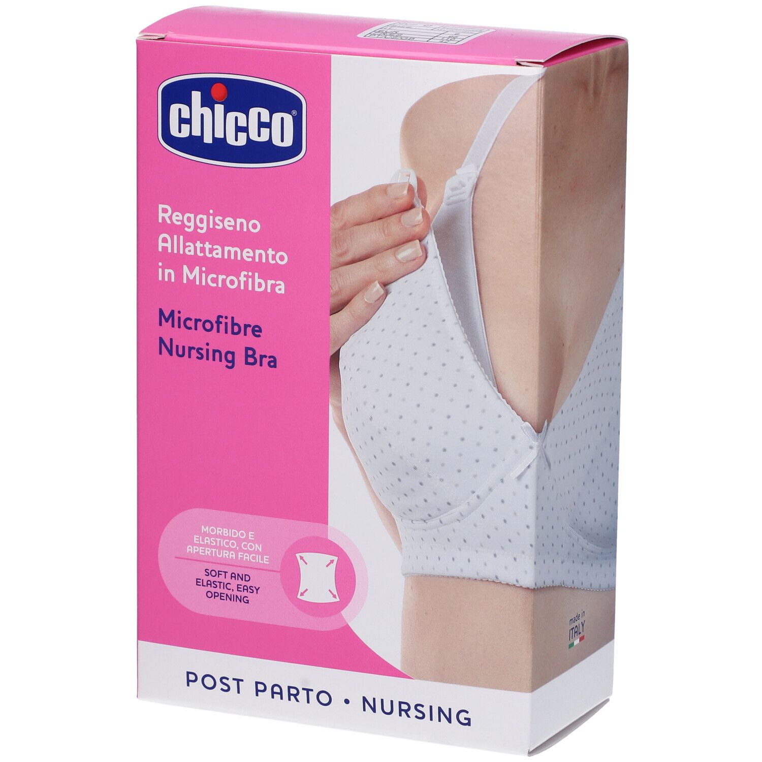 Chicco Reggiseno Allattamento in Microfibra Colore Bianco Taglia 6C 1 pz Altro