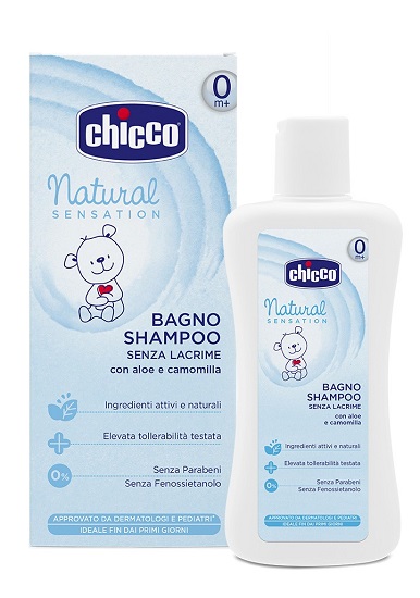 Chicco Natural Sensation Bagno Shampoo Senza Lacrime