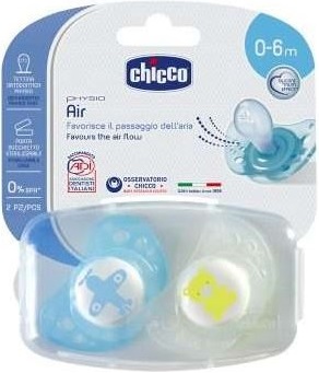 Chicco Succhietto Physio Air Bimba Silicone 0-6m 2 Pezzi — confronto prezzi