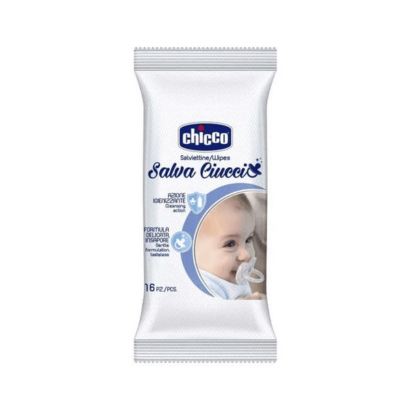Chicco Salviettine Salva Ciuccio Monouso 16 Pezzi — confronto prezzi