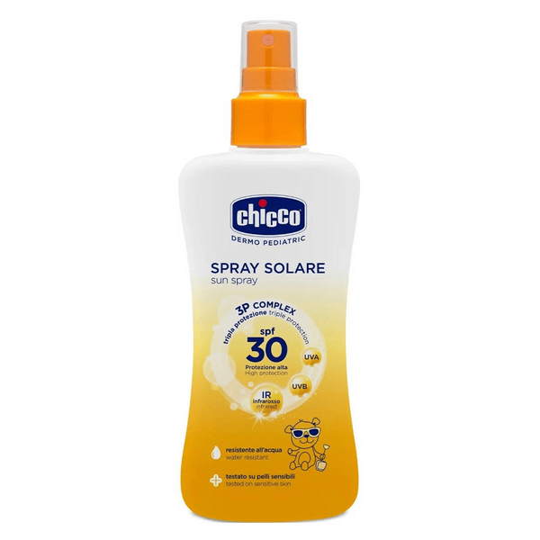 Chicco Protezione Solare Latte Spray Per Bambini SPF 30+ 150 ml