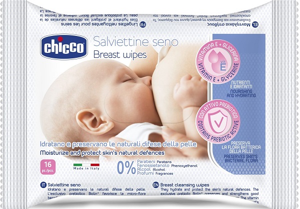 Chicco salviette detergenti per il seno 16 pezzi — confronto prezzi