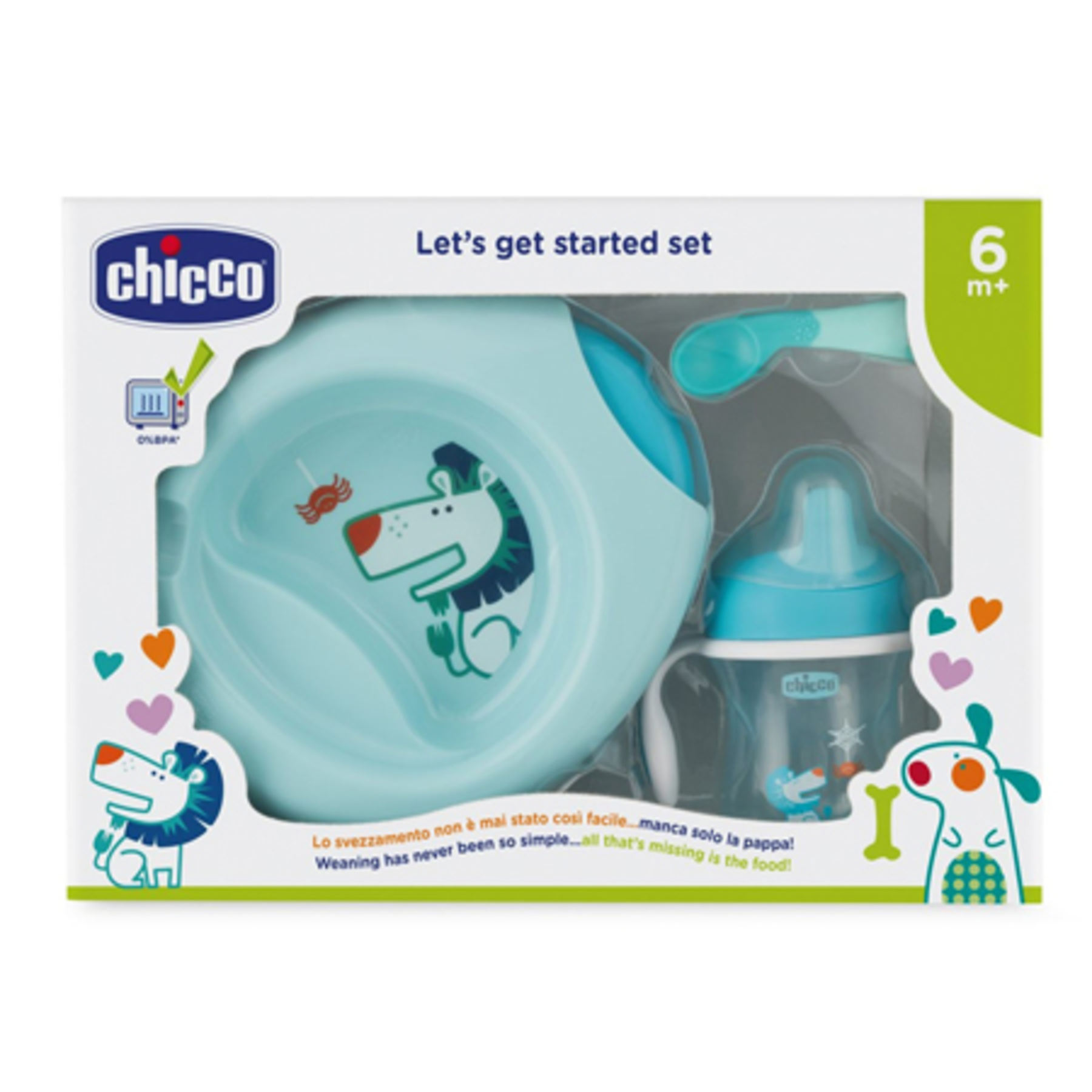 Chicco set pappa 6 mesi+ azzurro — confronto prezzi