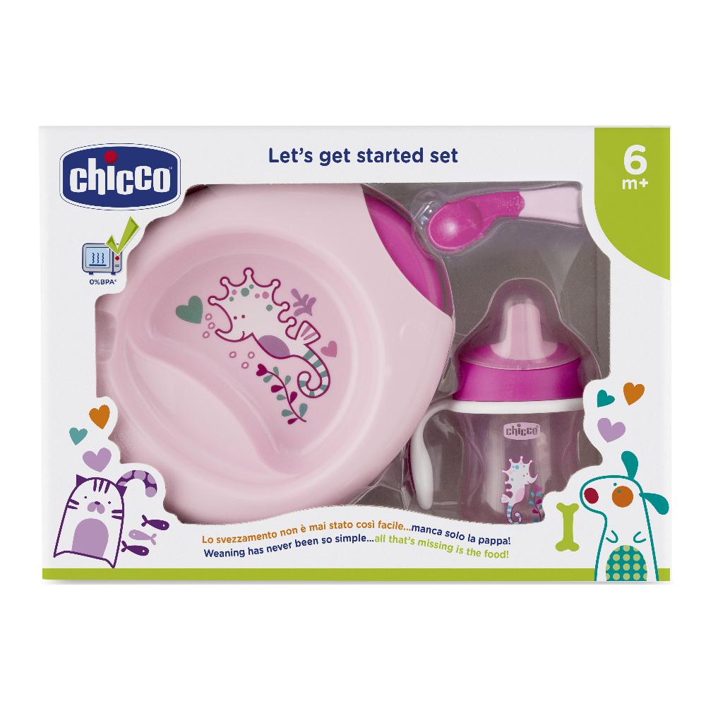 Chicco Set Pappa Piatto Cucchiaio E Tazza 6m+ — confronto prezzi