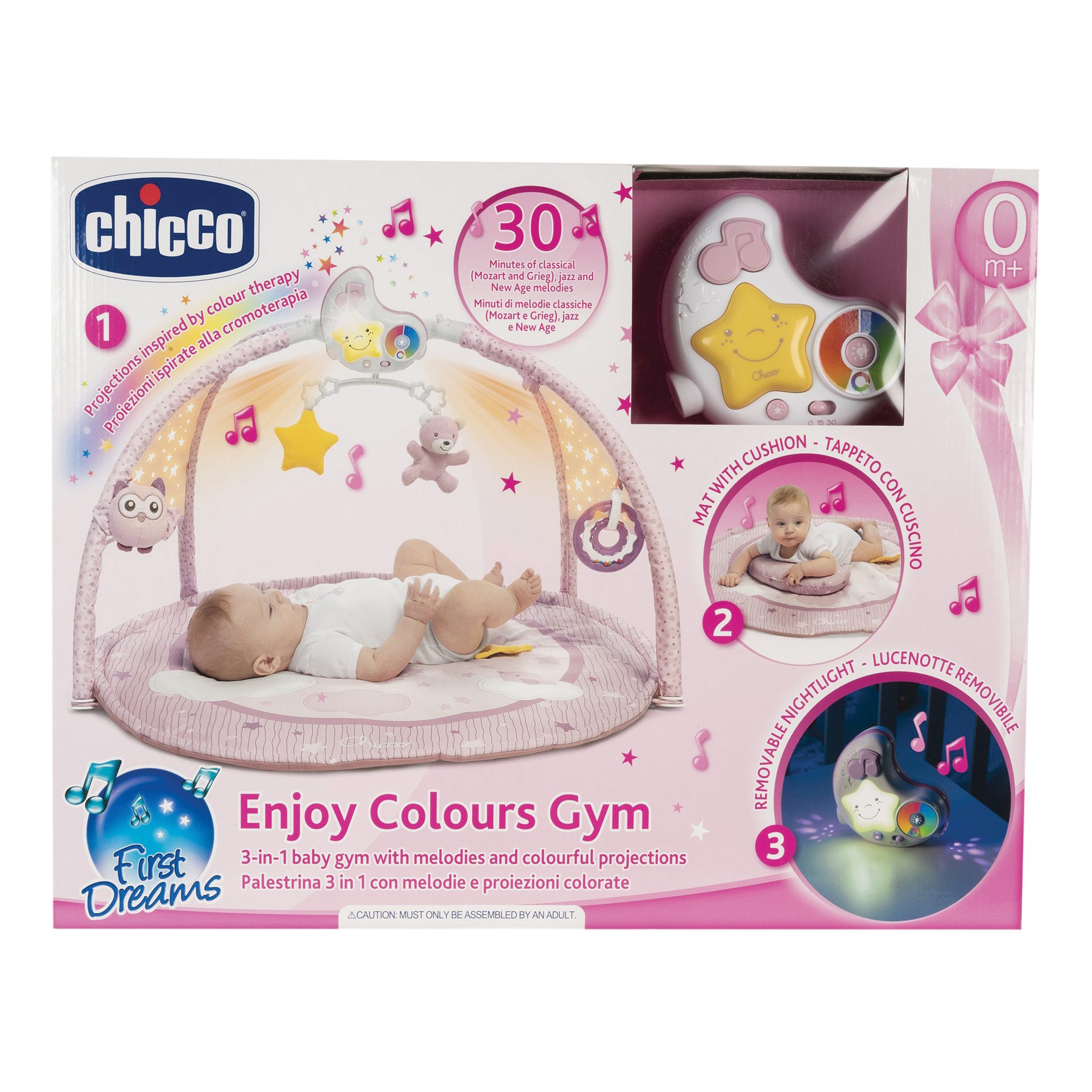 Chicco gioco fd enjoy colors playgym pink — confronto prezzi