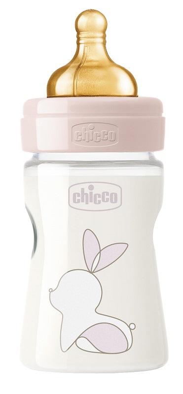 Chicco biberon original 150ml touch 1 foro girl con tettarella in caucciu' — confronto prezzi