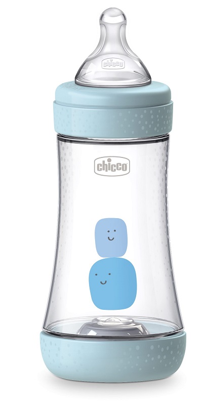Chicco biberon perfect 5 boy 240 ml in silicone 2 fori — confronto prezzi