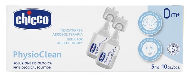 Chicco soluzione physioclean 5 ml 10 pezzi — confronto prezzi