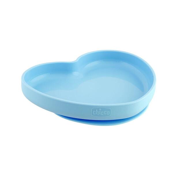 Chicco Piatto Cuore Silicone Con Ventosa Blu 1 Pezzo — confronto prezzi