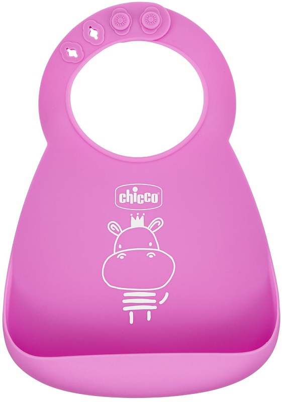 Chicco Bavaglino Regolabile In Silicone Rosa — confronto prezzi