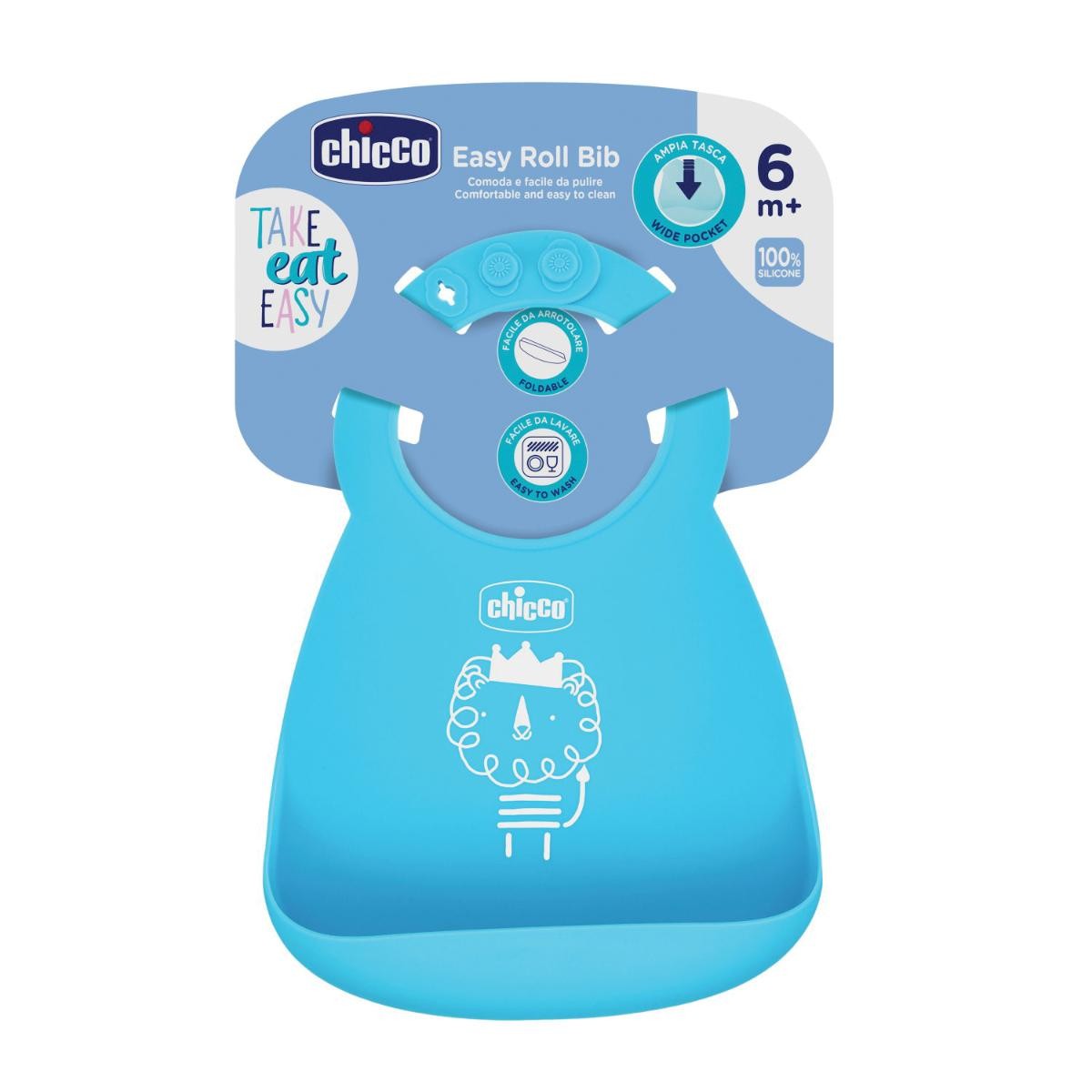 Chicco bavaglia silicone azzurro — confronto prezzi