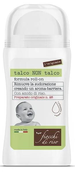 Fiocchi Di Riso Talco Non Talco Dermo Zzz Roll-On 60 ml Regola Odore e Sudorazione
