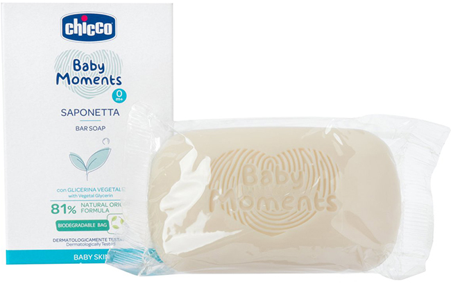 Chicco baby moments sapone solido 100 g