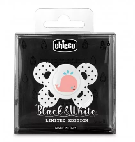 Chicco succhietto comfort black&amp;white silicone 0-6m — confronto prezzi