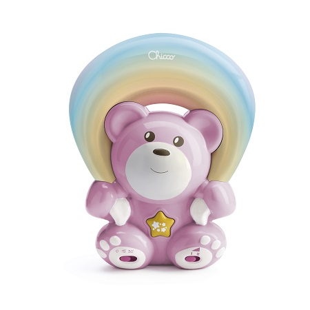 Chicco Gioco Rainbow Bear Pink Orsetto Arcobaleno Rosa 0 Mesi, 1 Pezzo