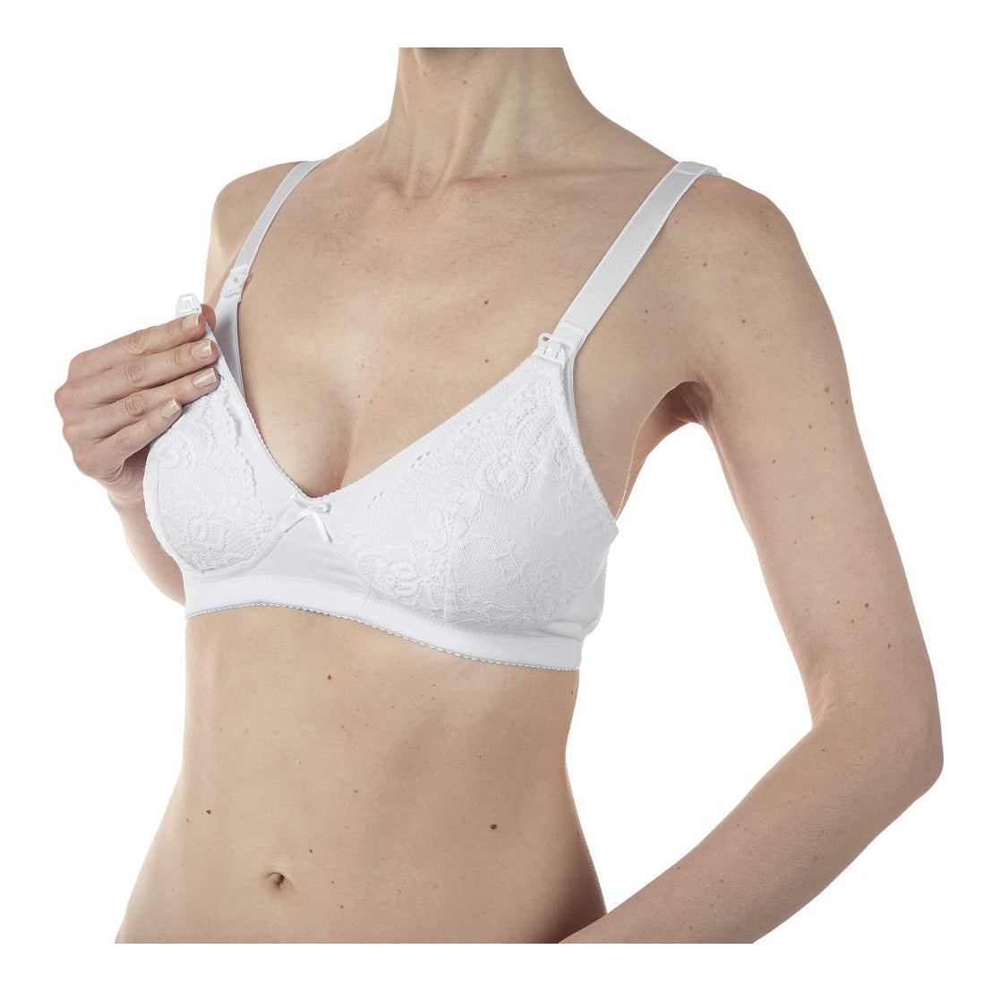 Chicco Reggiseno Allattamento in Cotone Colore Bianco Taglia 6D 1 pz Altro