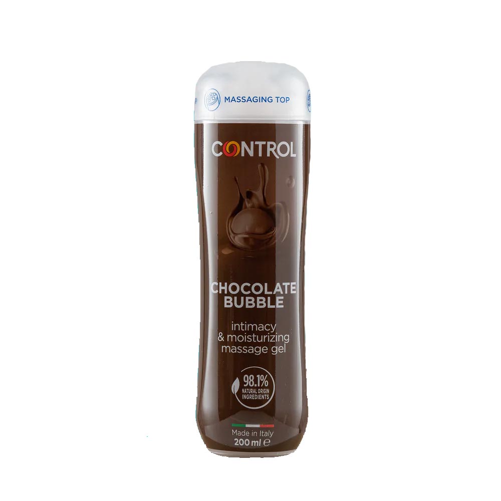 Control Chocolate Bubble Gel Massaggio 3 in 1, 200ml