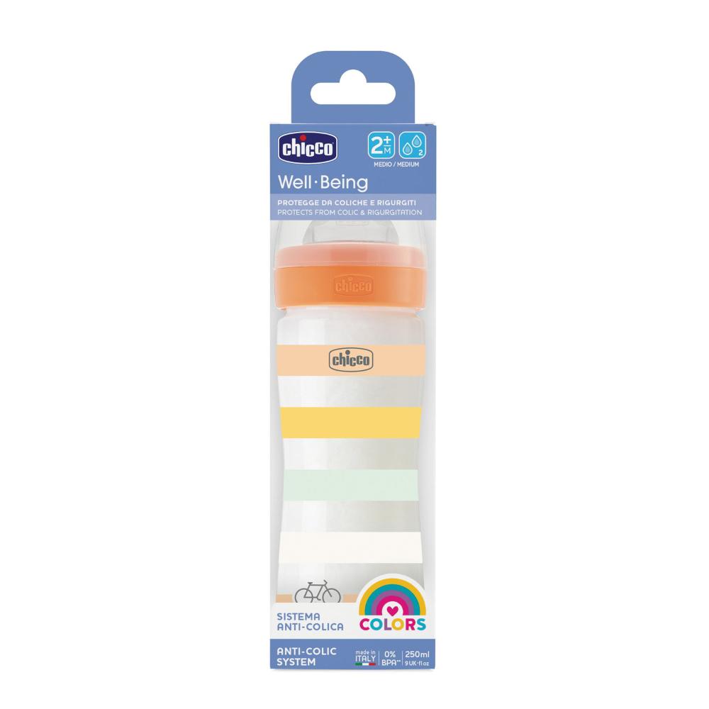 Chicco biberon wb pp arancione da 250 ml m silicone — confronto prezzi