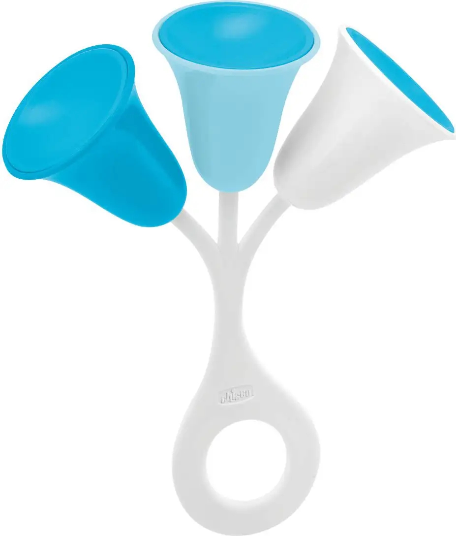 Chicco Giocattolo Tulipano Sonoro Colore Azzurro
