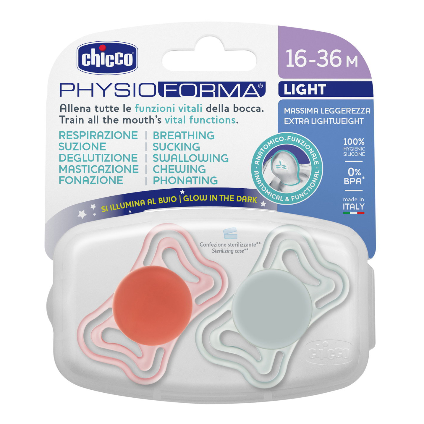 Chicco light le 16-36 mix 2 pezzi — confronto prezzi