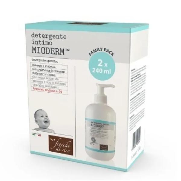 Detergente Intimo MIODERM 240ml - Fiocchi di Riso 2x240ml 480 ml — confronto prezzi