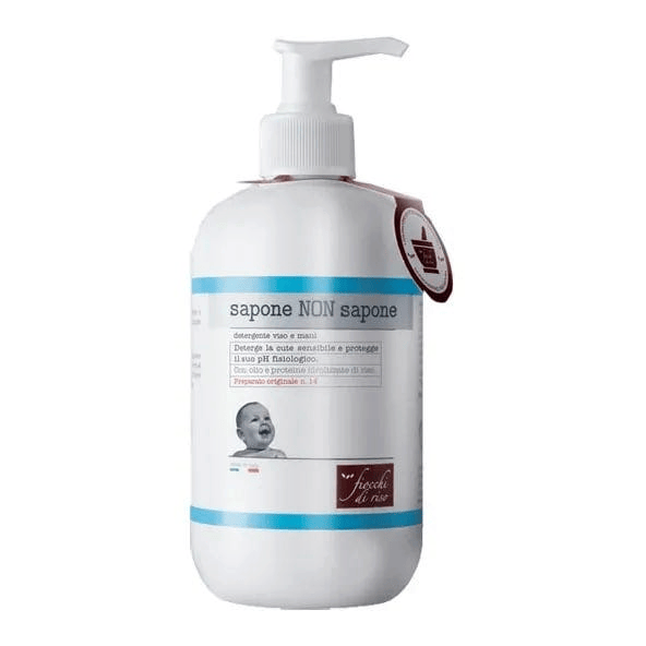 Fiocchi di Riso Sapone Non Sapone Detergente Liquido Viso e Mani 240 ml