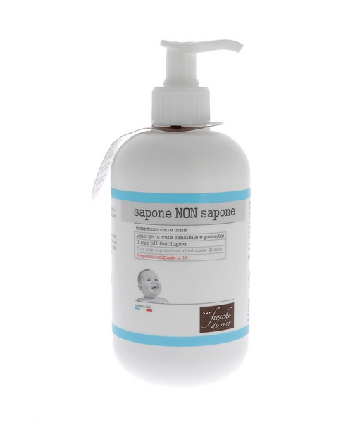 Fiocchi di Riso Sapone Non Sapone Detergente Viso e Mani 400 ml
