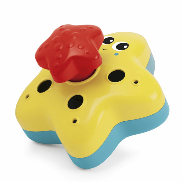 Chicco Giocattolo per il Bagno Stella Marina Blu Rosso Giallo 0-3 Anni