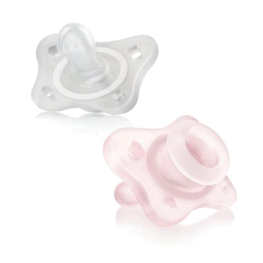 Chicco gommotto mini rosa 0-2m 2 pezzi