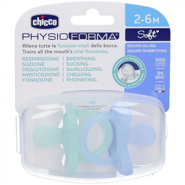 Chicco Gommotto Silicone Azzurro 2-6 Mesi 2 Pezzi — confronto prezzi