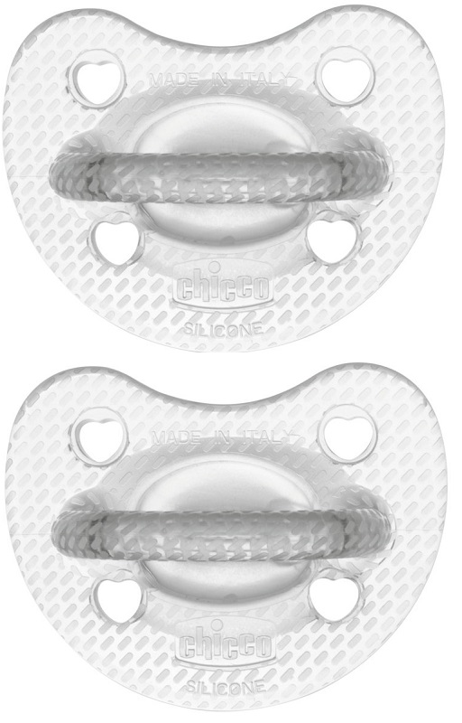 Chicco PhysioForma - Succhietto Gommotto 2-6M Crystal in Silicone, 2 Pezzi — confronto prezzi