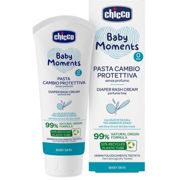 CHICCO BABY MOMENTS - PASTA CAMBIO PROTETTIVA 100ML , 0+MESI