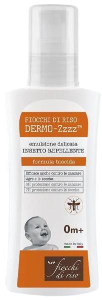 Fiocchi Di Riso Dermo Zzzz Emulsione Delicata Insetto Repellente + 0 Mesi 100 ml