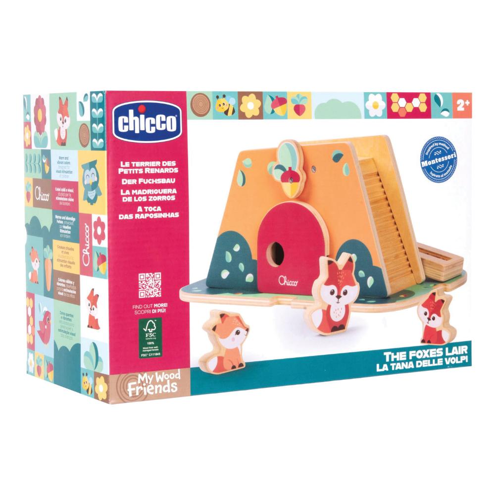 Chicco La Tana Delle Volpi Gioco In Legno Montessori Per Sviluppo — confronto prezzi