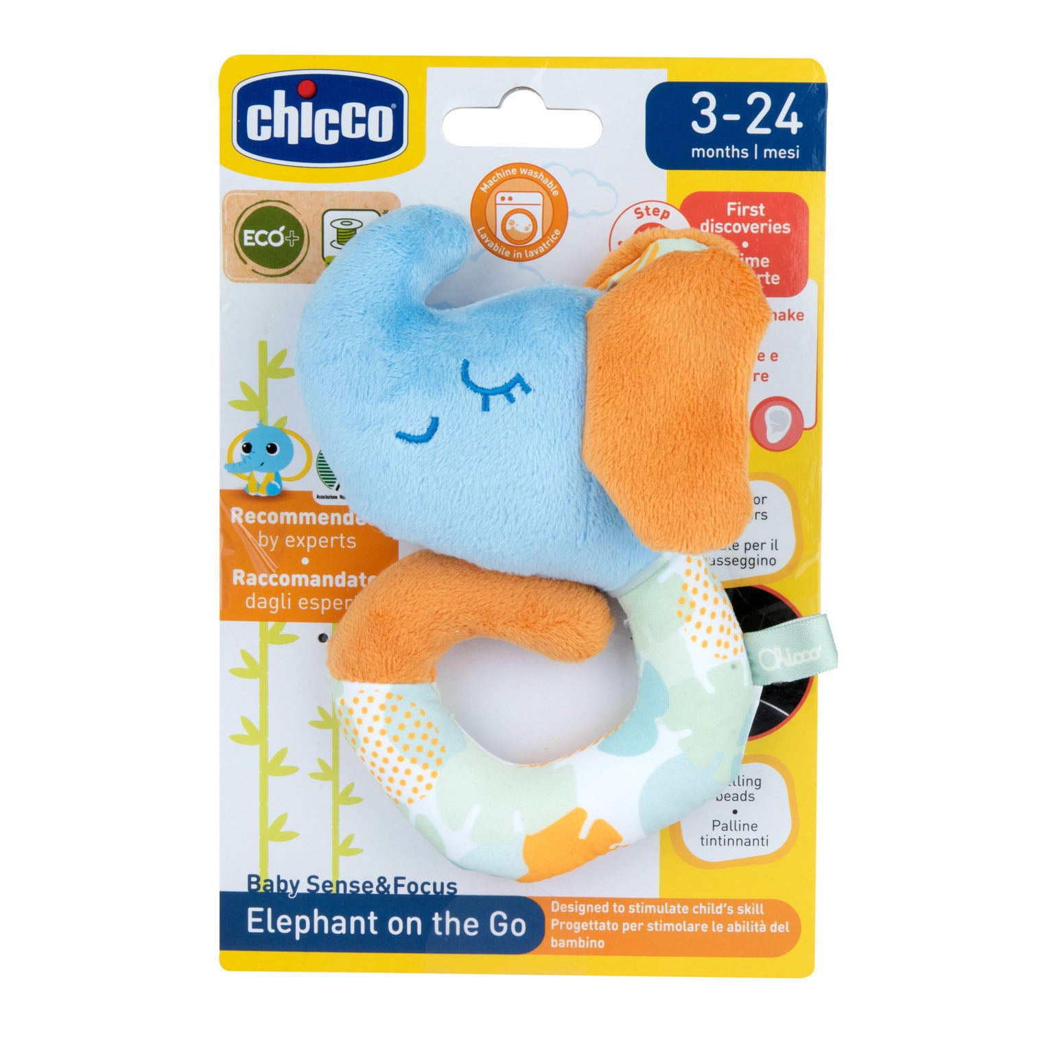 Chicco gioco baby sense&amp;focus trillino soft elefante eco+ — confronto prezzi