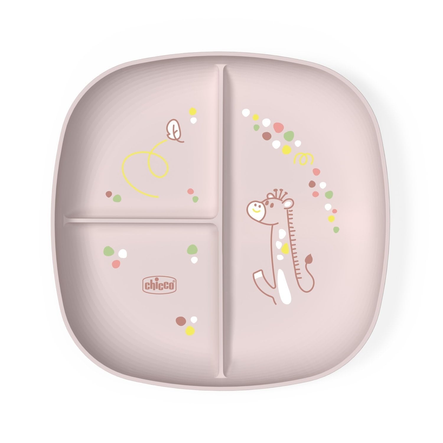 Chicco Piatto Porzionato 12m+ Piattino Con 3 Scomparti Colore Rosa — confronto prezzi