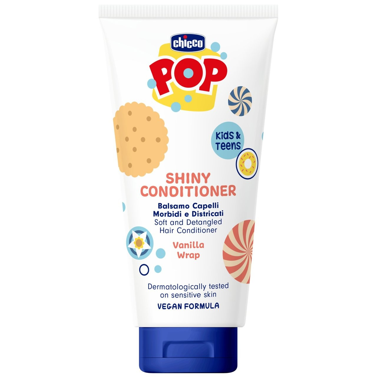 Chicco Pop Balsamo Districante Vanilla Wrap per Capelli Bambini 150 ml