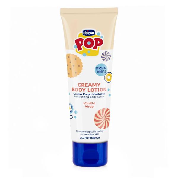 Chicco Pop Crema Corpo Alla Vaniglia 150 ml Idratante per Bambini